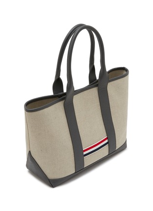 细节 - 点击放大 - THOM BROWNE - Small Tool Cotton Canvas Tote Bag