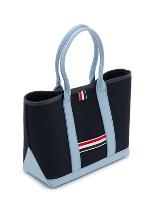 细节 - 点击放大 - THOM BROWNE - Small Tool Interlock Canvas Tote Bag