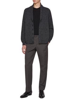 模特儿示范图 - 点击放大 - JOHN SMEDLEY - Rockford Cashmere Jacket