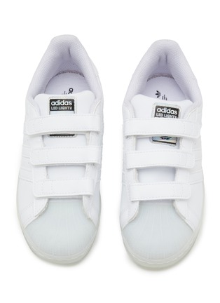 模特儿示范图 - 点击放大 - ADIDAS - Superstar Led Lights Kids Sneakers