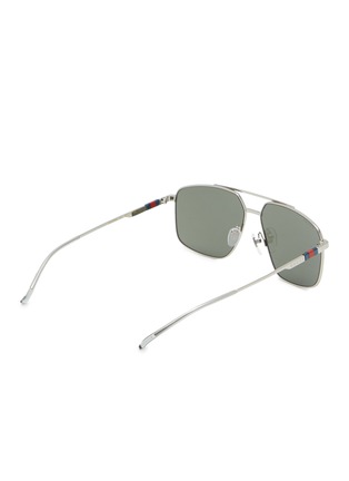 模特儿示范图 - 点击放大 - GUCCI - 金属方框太阳眼镜