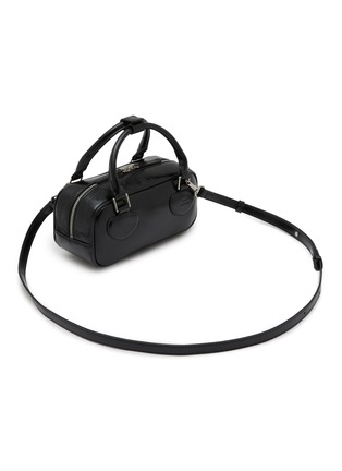 细节 - 点击放大 - FINDKAPOOR - Heart Block 22 Crinkled Leather Bag