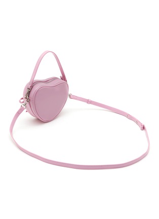 细节 - 点击放大 - FINDKAPOOR - Ribbon Tie Heart Leather Bag