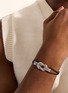  - JOHN HARDY - Love Knot Sterling Silver Leather Bracelet — Size XS-S