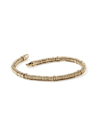 细节 - 点击放大 - JOHN HARDY - Heishi 14K Gold Bracelet — Size UL