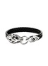 首图 - 点击放大 - JOHN HARDY - Naga Sterling Silver Blue Sapphire Leather Bracelet — Size UL