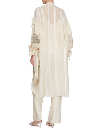背面 - 点击放大 - BIYAN - Embellished Linen Silk Tunic Shirt