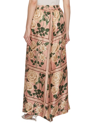 背面 - 点击放大 - BIYAN - Printed Wide Leg Silk Pants