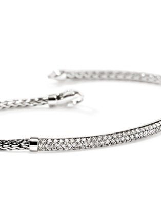 细节 - 点击放大 - JOHN HARDY - JH Essentials Diamond Pavé Sterling Silver Bracelet — Size US