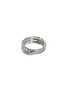 首图 - 点击放大 - JOHN HARDY - JH Essentials Diamond Pavé Sterling Silver Crossover Ring — Size 8