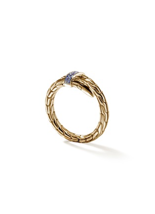 细节 - 点击放大 - JOHN HARDY - Spear Blue Sapphire 14K Gold Wrap Ring — Size 7