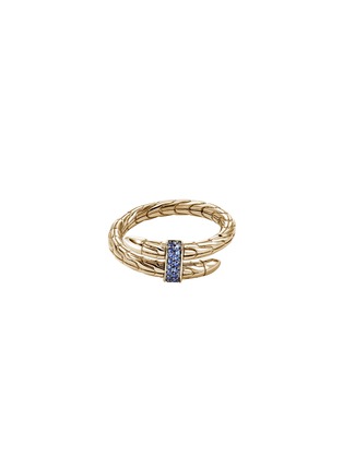 首图 - 点击放大 - JOHN HARDY - Spear Blue Sapphire 14K Gold Wrap Ring — Size 7