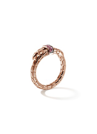 细节 - 点击放大 - JOHN HARDY - Spear Treated Ruby 14K Rose Gold Wrap Ring — Size 7