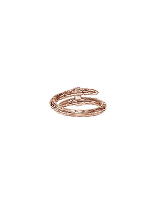 背面 - 点击放大 - JOHN HARDY - Spear Treated Ruby 14K Rose Gold Wrap Ring — Size 7