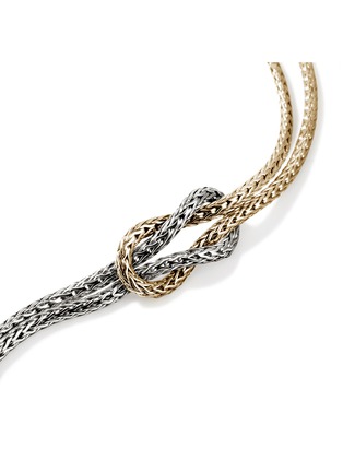 细节 - 点击放大 - JOHN HARDY - Love Knot 14K Gold and Sterling Silver Chain Necklace — Size 16-18