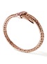 细节 - 点击放大 - JOHN HARDY - Spear Treated Ruby 14K Rose Gold Bypass Flex Cuff — Size XS