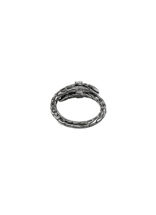 背面 - 点击放大 - JOHN HARDY - Spear Diamond Pavé Black Rhodium Wrap Ring — Size 7