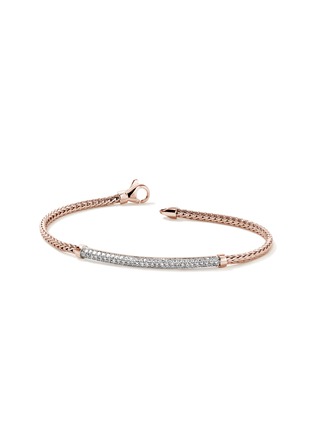 细节 - 点击放大 - JOHN HARDY - JH Essentials Diamond Pavé 14K Rose Gold Bracelet — Size US