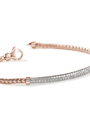 细节 - 点击放大 - JOHN HARDY - JH Essentials Diamond Pavé 14K Rose Gold Bracelet — Size US