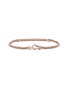 背面 - 点击放大 - JOHN HARDY - JH Essentials Diamond Pavé 14K Rose Gold Bracelet — Size US