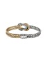 背面 - 点击放大 - JOHN HARDY - Love Knot 14K Gold Sterling Silver Double Row Bracelet — Size UM