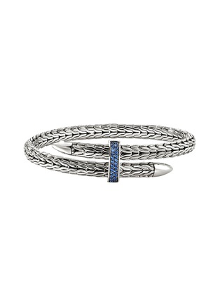 首图 - 点击放大 - JOHN HARDY - Spear Blue Sapphire Sterling Silver Bypass Flex Cuff — Size S