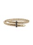 首图 - 点击放大 - JOHN HARDY - Spear Treated Black Diamond 14K Gold Bypass Flex Cuff — Size M