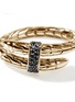 细节 - 点击放大 - JOHN HARDY - Spear Black Diamond Pavé 14K Gold Wrap Ring — Size 8