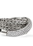 细节 - 点击放大 - JOHN HARDY - JH Essentials Diamond Pavé Sterling Silver Crossover Ring — Size 7