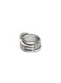 背面 - 点击放大 - JOHN HARDY - JH Essentials Diamond Pavé Sterling Silver Crossover Ring — Size 7