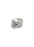 首图 - 点击放大 - JOHN HARDY - JH Essentials Diamond Pavé Sterling Silver Crossover Ring — Size 7