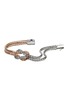 正面 -点击放大 - JOHN HARDY - Love Knot 14K Rose Gold Sterling Silver Double Row Bracelet — Size UM