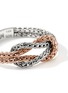 细节 - 点击放大 - JOHN HARDY - Love Knot 14K Rose Gold and Sterling Silver Chain Ring — Size 7