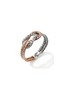 细节 - 点击放大 - JOHN HARDY - Love Knot 14K Rose Gold and Sterling Silver Chain Ring — Size 8