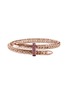 首图 - 点击放大 - JOHN HARDY - Spear Treated Ruby 14K Rose Gold Bypass Flex Cuff — Size S