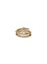 背面 - 点击放大 - JOHN HARDY - Spear Black Diamond Pavé 14K Gold Double Wrap Ring — Size 7