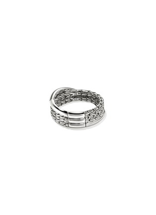 背面 - 点击放大 - JOHN HARDY - JH Essentials Sterling Silver Crossover Ring — Size 7