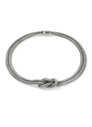 首图 - 点击放大 - JOHN HARDY - Love Knot Sterling Silver Extra Small Chain Necklace — Size 16