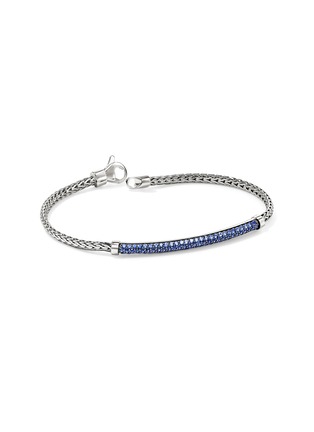 细节 - 点击放大 - JOHN HARDY - JH Essentials Blue Sapphire Pavé Sterling Silver Bracelet — Size US