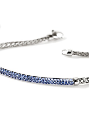 细节 - 点击放大 - JOHN HARDY - JH Essentials Blue Sapphire Pavé Sterling Silver Bracelet — Size US