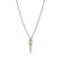 首图 - 点击放大 - JOHN HARDY - Love Knot 14K Gold and Sterling Silver Chain Necklace — Size 16-18