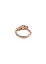 背面 - 点击放大 - JOHN HARDY - Spear Pavé 14K Rose Gold Wrap Ring — Size 7