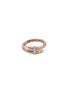 首图 - 点击放大 - JOHN HARDY - Spear Pavé 14K Rose Gold Wrap Ring — Size 7