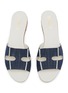 细节 - 点击放大 - RODO - Sellier 15 Leather Denim Sandals