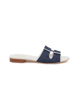 首图 - 点击放大 - RODO - Sellier 15 Leather Denim Sandals