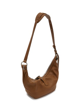 细节 - 点击放大 - MARGESHERWOOD - Medium Belted Leather Hobo Bag