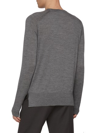 背面 - 点击放大 - PIACENZA 1733 - Slit Side Wool Silk Cashmere Sweater