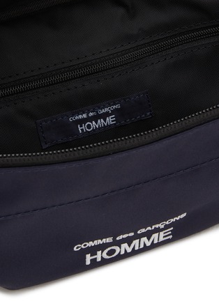 细节 - 点击放大 - COMME DES GARÇONS HOMME - Embroidered Logo Cordura Belt Bag