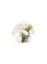 Main View - 点击放大 - JELLYCAT - Christmas 2024 Bashful Bunny with Christmas Tree