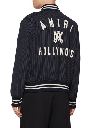 背面 - 点击放大 - AMIRI - MA Hollywood Pinstripe Virgin Wool Bomber Jacket